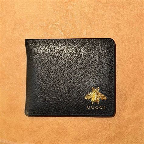 black bee gucci wallet|Gucci bumblebee wallet.